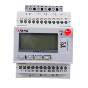 Acrel ADW300-LR Drahtloser <span class=keywords><strong>3</strong></span>-Phasen-Leistungsmesser AC LoRaWAN AU915MHz AS923MHz EU868MHz 4G WLAN-Option mit Externem 100A CT - Product Image 1