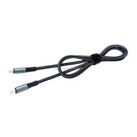 Câble de données rétractable de type C de haute qualité 100W, charge rapide 5A, nylon tressé, conducteur en cuivre pur, téléphone portable