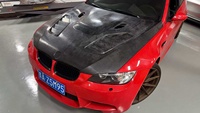 Capot en carbone sec de style le plus récent pour E92 M3, couvercle de moteur en fibre de carbone sec, ajustement parfait