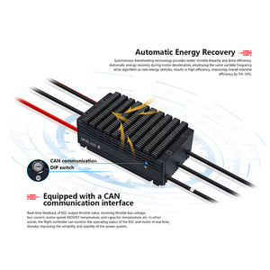 ESC UF75 75A de Ultra Alto Voltaje 48-96S, Resistente al Agua IPX4, Compatible con CAN Bus, Pulso de 1050-1940μs, 986g, Repuestos para Drones Industriales - Product Image 6