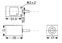 AOTORO Oudelong TL-Q5MC1 Capteur de proximité inductif carré NPN normalement ouvert, capteur inductif métallique