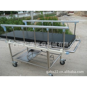 Hospital Trolley Stainless Steel Four Wheeled With Storage <b>Shelf</b> For Medical Use - Product Image 4