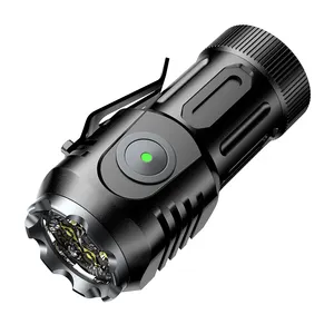 Helius MiniLEDストロングライト5眼懐中電灯ユニバーサル便利小型多機能USB充電式懐中電灯