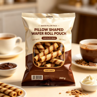 Sachet Doypack PE personnalisé de forme unique avec fermeture éclair, qualité alimentaire, emballage portable pour friandises pour animaux de compagnie