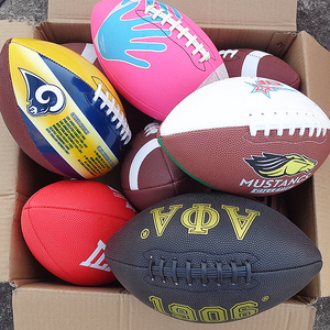 <span class=keywords><strong>Ballon</strong></span> de <span class=keywords><strong>football</strong></span> américain de <span class=keywords><strong>taille</strong></span> officielle 9 en cuir composite PU avec impression personnalisée - Product Image 6