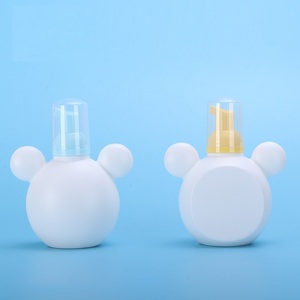 Botella con forma de <span class=keywords><strong>mickey</strong></span> mouse para bebé, 250ml, 8oz, bomba de espuma de 28mm, dispensador de espuma de baño para champú, mousse, impresión personalizada - Product Image 2