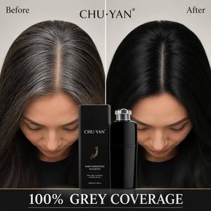 ครีมย้อมผมสูตรพืชธรรมชาติ ช่วยปกปิดผมขาวฝังลึกถึง 100% ติดทนนาน ไม่ซีดจาง สูตรมืออาชีพจากชูยาน - Product Image 1