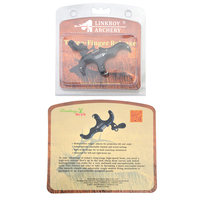 Dispositif de déclenchement pour arc à poulies en aluminium noir Linkboy Archery LBC023 pour la chasse et le tir à l'arc