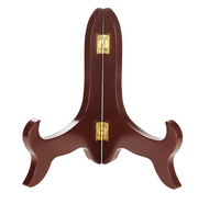 Bâtonnet en bois pour adultes, support d'assiettes, présentoir pliable, qualité supérieure