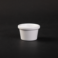 Petits bols à sauce soja en mélamine blanche et noire, style japonais et coréen, coupelles à trempette en plastique, vente en gros