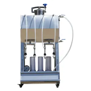 Semi-automatic 4 head filling machine manual liquid bottle filling machine