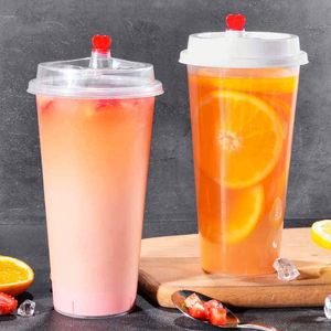 Gobelets jetables personnalisés avec logo imprimé, 90 mm, en PP transparent/givré, écologiques, pour boissons froides et chaudes, avec couvercles et pailles – Vente en gros - Product Image 2