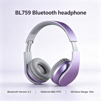 Nouveauté 2026 : Casque audio supra-auriculaire, Écouteurs sans fil stéréo élégants pour les jeunes, parfaits pour le quotidien et les soirées décontractées