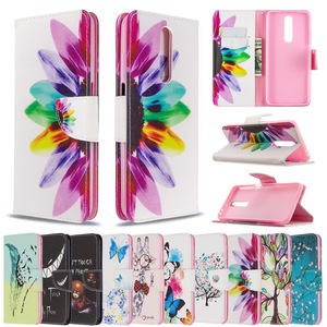 Funda de cuero con diseño de patrón de dibujo para Redmi K60/<span class=keywords><strong>K60PRO</strong></span> con soporte y ranuras para tarjetas. - Product Image 2
