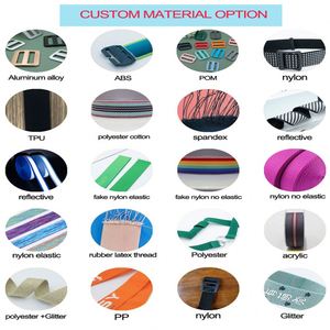 Bande élastique haute tension personnalisée, sangle élastique en sangle recyclée colorée, bande élastique en caoutchouc - Product Image 6