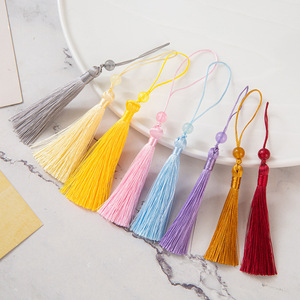 A Red Line Tassel 7cm Polyester Decorative Classic Style <b>Bookmark</b> Ornament - Product Image 1
