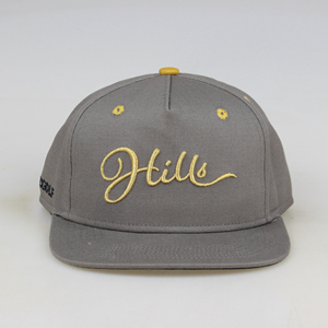 Cappello Snapback Personalizzato a 6 Pannelli con Corona Alta, Ricamo Metallico 3D Dorato, Visiera Piatta, Stile Sportivo Hip Hop per Esterni - Product Image 3