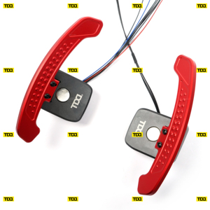 แป้นเปลี่ยนเกียร์ TDD LED แม่เหล็กคาร์บอนไฟเบอร์ สำหรับพวงมาลัย Chevrolet Camaro SS Corvette C7 - Product Image 5