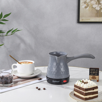 Promotion Exceptionnelle : Cafetière Électrique Turque Automatique en Acier Inoxydable 0,6 L avec Poignée Froide au Toucher – Portable pour Maison et Hôtel