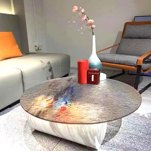 19mm Hot Melt <strong>Glass</strong> Countertop Bespoke Decorative Architectural Casting <strong>Glass</strong> <strong>Panels</strong> <strong>Textured</strong> Tempered Building <strong>Glass</strong> Sheets - Product Image 3