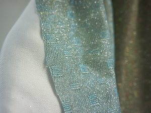 Tela de Unión Jacquard de dos tonos metalizados al por mayor - Product Image 5