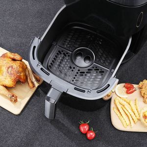 Smart Air Fryer 5L 6L Large Capacity Multifunctional Fully Automatic Electric Square Non-Stick PTFE Interior - Product Image 1