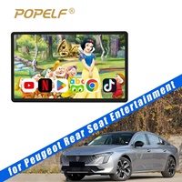 Moniteur de siège arrière pour voiture Android 14, système multimédia 2DIN universel WIFI TV pour siège arrière HD 1080P 5.0 pour Hyundai