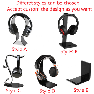 Custom Headphone <strong>Stand</strong> <strong>Headset</strong> Hanger Holder Acrylic Headphone Display <strong>Stand</strong> - Product Image 6