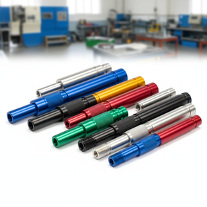 บริการงานกลึงซีเอ็นซี 5 แกน สำหรับชิ้นส่วนเพลาโลหะผสมทองเหลือง อะลูมิเนียม ไทเทเนียม และสแตนเลส ความแม่นยำสูง รับผลิตตามแบบ - Product Image 1