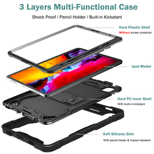 Étui rigide pour tablette iPad Pro de 11 pouces, 2021, boîtier robuste résistant aux chocs, antidéflagrante, avec porte-crayon <span class=keywords><strong>Apple</strong></span> - Product Image 5