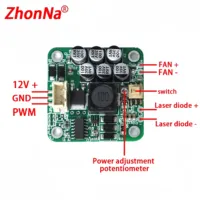 Carte de commande de module laser 12V 5A TTL/PWM à gradation, contrôleur d'alimentation pour graveur/coupeur CNC pour routeur DIY
