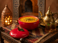 Casserole en céramique en forme de pomme avec couvercle et doubles poignées, pot à soupe en céramique résistant au four, vaisselle créative pour la cuisine et la table