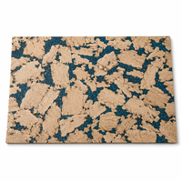 Panel de Corcho Acústico Autoadhesivo de 4mm, Mosaico de Corcho Natural con Certificación FSC, Marca Privada OEM, Tamaño y Color Personalizables, Directo de Fábrica