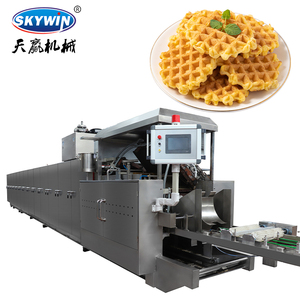 Nouvelle ligne <span class=keywords><strong>de</strong></span> production <span class=keywords><strong>de</strong></span> gaufres automatiques, écran tactile PLC, acier inoxydable, <span class=keywords><strong>prix</strong></span> direct usine CE - Product Image 2