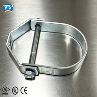 Support de tuyau en acier au carbone pré-galvanisé série UTT30 DN pour tuyaux d'irrigation non isolés DN20 DN100 DN250