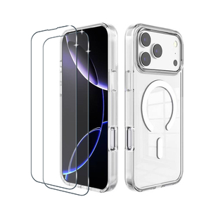 <span class=keywords><strong>Cover</strong></span> Magnetica di Alta Qualità per iPhone 17 Serie iPhone in TPU+PC Trasparente con Ricarica Wireless per iPhone 17 Pro - Product Image 1