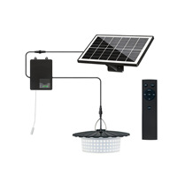 Lampe Solaire LED Extérieure Suspendue IP65 Style Européen avec Détecteur de Mouvement pour Cour et Jardin ; Installation Séparée avec Boîtier de Contrôle Indépendant