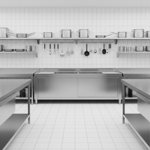 Fregadero Doble Comercial para Cocina con Mueble, <span class=keywords><strong>Banco</strong></span> <span class=keywords><strong>de</strong></span> Trabajo <span class=keywords><strong>de</strong></span> Acero Inoxidable, Estación <span class=keywords><strong>de</strong></span> Trabajo con Fregadero, Mesa <span class=keywords><strong>de</strong></span> Trabajo para Laboratorio - Product Image 3