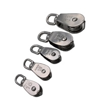 Polea de acero inoxidable para cuerda de navegación marina, bloque giratorio de 20mm