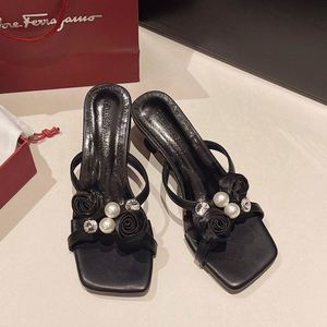 Women Open <b>Toe</b> High Heel Sandals 2026 Spring Korean Style Square <b>Toe</b> Cup Heel Elegant Versatile Office Party Footwear - Product Image 2