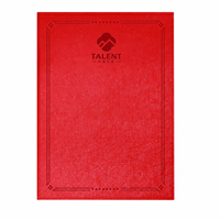 Porte-certificats texturés avec logo personnalisé, dossiers de diplôme, pochettes pour documents de remise de diplôme pour les écoles et les entreprises