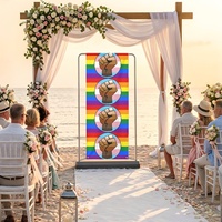 Toile de fond personnalisée série Gay Rainbow QTPOC, pour la photographie en studio, les événements spéciaux et les décorations de fête