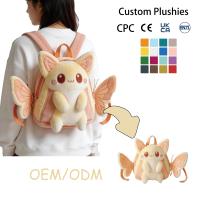 Sac à dos en peluche étoile pour enfants et tout-petits, couleur personnalisée, sans MOQ, avec certification CPC CE UKCA EN71