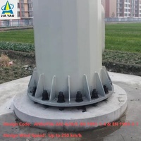 Torre Monopolo Personalizada de Acero Q235B/Q355B para Proyectos de Redes Celulares 4G 5G