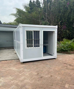 Casa Contenedor Plegable de Bajo Costo, Moderna, Económica, Resistente a <span class=keywords><strong>la</strong></span> Intemperie, Prefabricada, Tipo Villa, con Estructura - Product Image 4