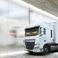 LOY Truck Devil Eyes Panneau LED Prise USB Pare-Brise de voiture Affichage flexible Écran animé Flex Remorque Auto Lights 5V 12V Nouveau
