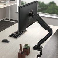 Support de moniteur unique économique LDT46-C012E, support de moniteur d'ordinateur réglable, bras de support