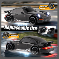 Voiture de course RC 4x4 rapide avec éclairage simulé, échelle 1/20, 4 canaux, radiocommandée 2,4 GHz, pour drift, vente en gros