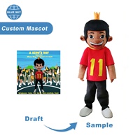 Costumes de mascotte personnalisés Blue Sky Factory : Mascotte de yaourt en pot et Mascotte de crème glacée pour festivals, défilés, promotion en magasin d'alimentation et publicité événementielle