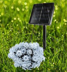 5 mét 20LED <span class=keywords><strong>LED</strong></span> năng lượng mặt trời hai lớp dây sen đèn ngày giáng sinh fashing Đèn ngoài trời Vườn chuỗi đèn - Product Image 2